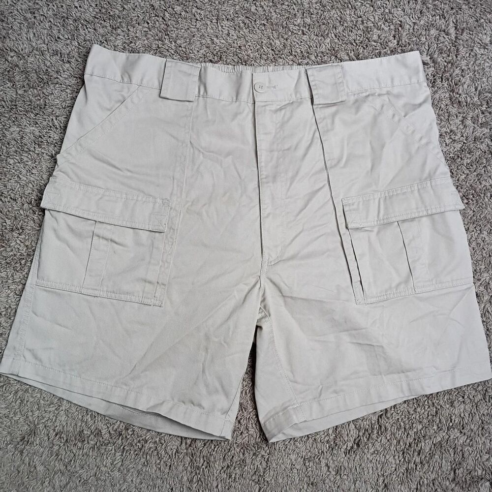 Weekenders Men's Cream and Tan Shorts
